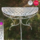 Hot Sale Wrought Iron Half Round Table