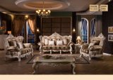Rococo French Royal Luxury Furniture Leather Sofa Set
