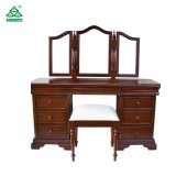 Antique Style Wood Furniture for Bedroom Dresser with Mirror