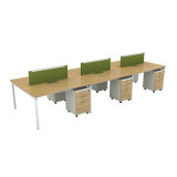 Modern Office Furniture Modular System Workstation Desk for 6 Persons