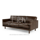 New Design Leather Sofa for Hotel Furniture (3 seater)
