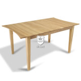 USA Rectangle Oak Dining Table Extend with Leaf