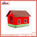 Warm House Pet Bed in Red