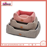 Hot Pet Bed in Blue Red and Brown