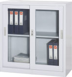 Modern Steel Filing Cabinet with Glass Door (SZ-FC027)