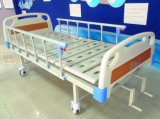 Three Cranks Manual Hospital Medical Bed with Locking Casters