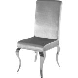 Fashion Design Foshan Dining Chairs with Steel Legs
