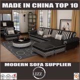 Modern Durable Wooden Leather Sofa for Living Room