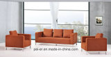 Modern Simple Living Room Furniture Commercial Sectional Leather Sofa (F-3)