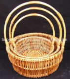 Christmas Decoration Willow Basket