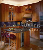 New Design Solid Wood Kitchen Cabinet Classic Kitchen Furniture #240