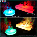 LED Plastic Charger Plate Wine Boxes Fruit Drink Trays with LED
