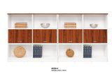 MDF Wood Veneer High End Wooden Modern Design Office Cabinet
