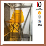 Transparent Yellow Modern Eames Dsr Plastic Dining Chair