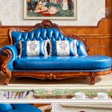 Classic Leather Chaise Lounge Sofa (95)