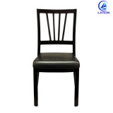 Manufacture Metal Chair Imitated Wood Restaurant Chair Furniture