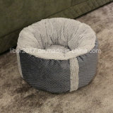 Small Pet Nest Luxury Plush Dog Cat Bed for Winter