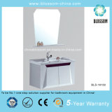 Clean Ceramic Wall Mounted PVC Bathroom Vanity, Cabinet (BLS-16102)