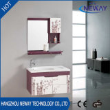 Simple Design Wall PVC Bathroom Wash Basin Cabinet