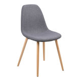 Hot Transfer Metal Legs Fabric Cover Dining Chair