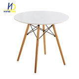 China Supplier Wholesale Emes Leisure Table Modern MDF Round Dining Table