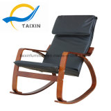 Popular Sleeping Furniture Wooden Rocking Chair with 100% Cotton