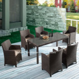 Top Quality Selling Woven Aluminum Outdoor Garden Furniture Dining Chair & Table by 6-10person (YTA020-1&YTD020-4)