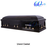 Mahogany Color High Gloss Velvet Whole Sale Casket and Coffin