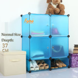Blue Plastic DIY Storage Cbinet with Many Colors Available (FH-AL0518-4)