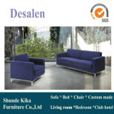 Blue Color Leather Sofa, Office Sofa, Office Furniture (8512)