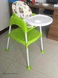 Baby Adjustable High Chair Feeding Chair Plastic Dinner Chair