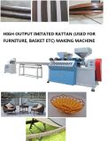 High Efficiency Customized PE Artificial Rattan Extruding Making Machine