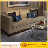 Modern Wooden Hotel Bedroom Furniture 3 Seat Sofa