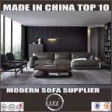 Top Grain Leather Hard Wood Construction Feather Sofa