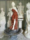 Mix Color Marble Sculpture Women Figure Statues for Garden&Plaza