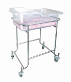 (BS-612) Hospital Stainless Steel Baby Bed