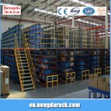 Attic Shelves with Mezzanine Floors for Storage Warehouse