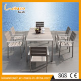 Waterproof Anti-Corrosion Modern Rectangle Hotel Home Dining Chair Table Set Outdoor Garden Leisure Furniture