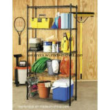 DIY Powder Coating Metal Wire Storage Rack Shelf for Home/Garage (LD12045180A4E)