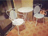 Hot Sale Antique White Foldable Table and Chairs