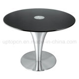 Stainless Steel Trumpet Base Coffee Shop Table (SP-GT106)