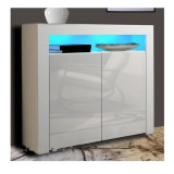 Modern Pure White Flat Pack Wood Kitchen Cabinet