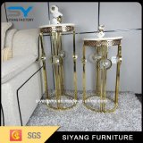 Chinese Furniture Gold Metal Flower Pot Stand for Wedding