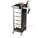 Rolling Trolley Cart Shelves Hair Beauty Salon SPA Storage Equipment Organizer