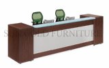 Office Furniture Wooden Front Table L Shape Reception Desk (SZ-RTT006)