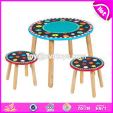 Wholesale Cheap Primary and Kindergarten Wooden Toddler Chair and Table with High Quality W08g226