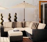 Wicker Sectoinal Sofa Set/Garden Furniture/Rattan Sofa Set/Rattan Outdoor Sofa