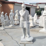 Outdoor Garden Decor Marble Warrior Statue