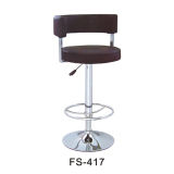 Dining Furniture Swivel PU Lift Kitchen Bar Chair with Pedal (FS-B417)
