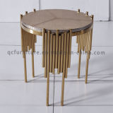 Classic Rose Gold Side Table for Stainless Steel Hotel Furniture